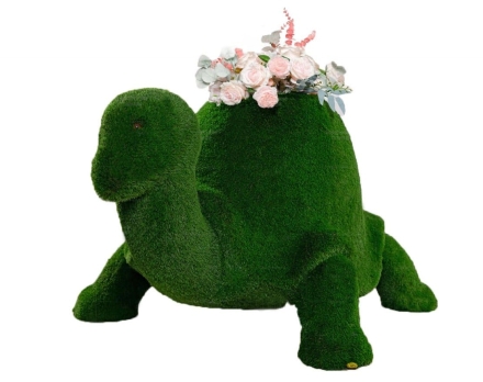 Топиари черепаха Ида, с кашпо, h=60см — газон Deluxe, фото 2