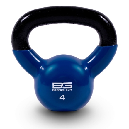 Гиря BRONZE GYM в виниловой оболочке 4 кг, фото 1