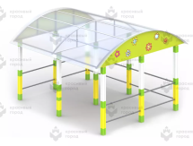 Навес для колясок на кубиках