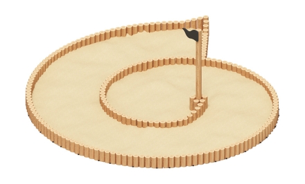 Песочница Улитка (Лиственница анкера) ИО 5.24.03-Л.И1, фото 2