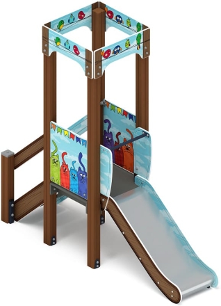 Горка - ИО 41.15.01-11 - Королевство (Коты) H=750, фото 2