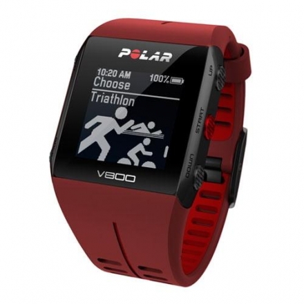 Пульсометр POLAR V800 с датчиком H7, цвет: красный, фото 1