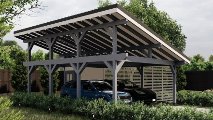 Навес для машин РАЙБЛ Премиум комплектация, фото 7