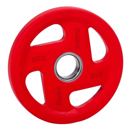 Диск обрезиненный PROFI-FIT цветной FASSION D-51,  5 кг, фото 1