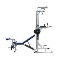 Турник-пресс-брусья напольные с гребенкой для штанги MironFit RK-016 (Серия РЕКОРД)