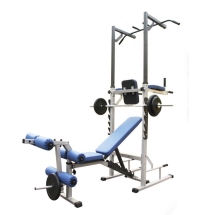 Турник-пресс-брусья напольные с гребенкой для штанги MironFit RK-016 (Серия РЕКОРД)