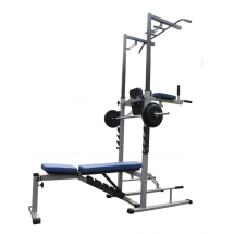 Турник-пресс-брусья напольные с гребенкой для штанги MironFit RK-016 (Серия РЕКОРД)