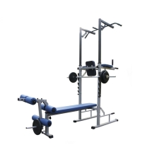 Турник-пресс-брусья напольные с гребенкой для штанги MironFit RK-016 (Серия РЕКОРД)