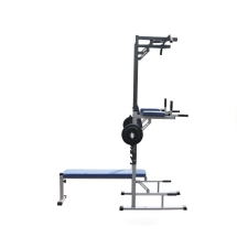 Турник-пресс-брусья напольные с гребенкой для штанги MironFit RK-016 (Серия РЕКОРД)