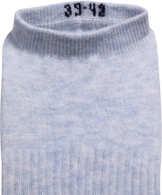 Носки низкие SW-205, голубой меланж/светло-серый меланж, 2 пары