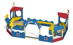 Песочный дворик ПС-88 для детской площадки, фото 1