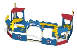 Песочный дворик ПС-88 для детской площадки, фото 2