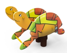 Качели на пружине «Черепаха», паттерн "Этник" КЧ030.01 Качели на пружине «Черепаха», паттерн "Этник" КЧ030.01