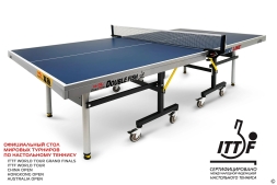 Теннисный стол Double Fish 233 синий, фото 1 Теннисный стол Double Fish 233 синий, фото 1
