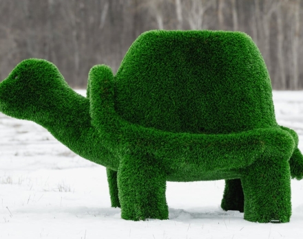 Топиари Черепаха с кашпо, Мудрая газон Eco, фото 11