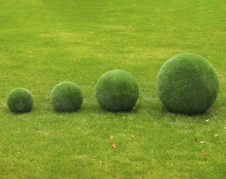 Топиари Шар в виде куста туи, 40 см - газон Eco, фото 5