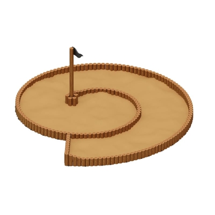 Песочница Улитка (Лиственница темный анкера) ИО 5.24.03-Л.И1.01, фото 1