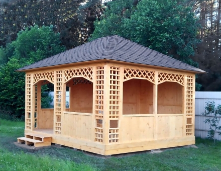Прямоугольная беседка АВГУСТ, фото 10
