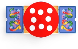 Песочница с крышкой средняя и навесом Грибок (Азбука) - ИО 5.01.10-05, фото 5