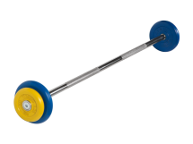 Штанга неразборная &quot;Barbell&quot; с цветными дисками d 25 мм, 12,5 кг