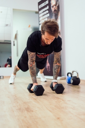 Гантель 4 кг гексагональная, фото 13