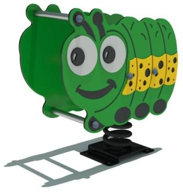 Качалка на пружине Гусеничка КНП-095 для детской площадки, фото 1