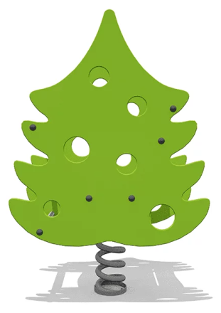 Качалка Ёлочка ВСТ 5254 на 1 пружине для детской площадки, фото 1