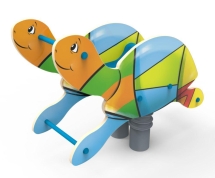 Качели на пружине «Черепаха», паттерн "Фэнтази" КЧ030.02 Качели на пружине «Черепаха», паттерн "Фэнтази" КЧ030.02