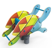 Качели на пружине «Черепаха», паттерн "Фэнтази" КЧ030.02 Качели на пружине «Черепаха», паттерн "Фэнтази" КЧ030.02