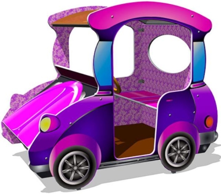 Игровой макет Машинка-Жук ИМ050 для детских площадок, фото 1