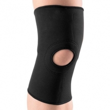 Суппорт колена открытый "TORRES", неопрен 3 мм, размер L, черный