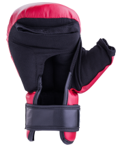 Перчатки для рукопашного боя HSIF RF3112, 12oz, к/з, красный