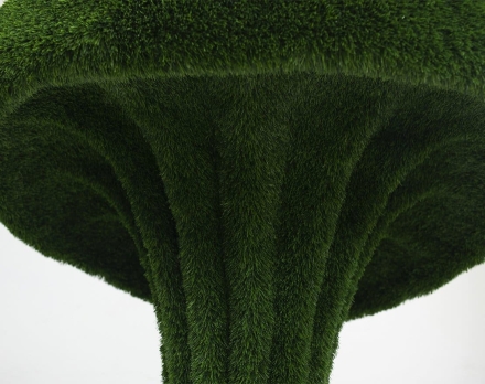 Топиари гриб Лисичка, h=135 см - газон Deluxe, фото 2