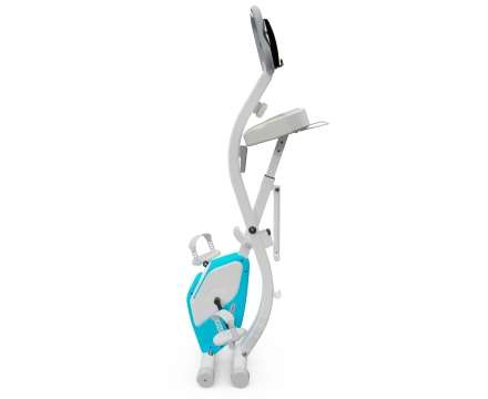 Велотренажер X-Bike DFC DavCreator, бело-голубой B02, фото 5