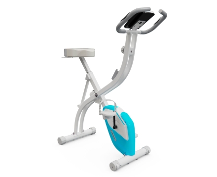 Велотренажер X-Bike DFC DavCreator, бело-голубой B02, фото 4