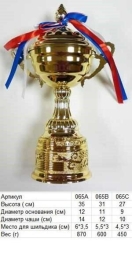 Кубок 065 В h-31см (с крышкой)
