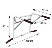 Турник-брусья цельносварной Effectsport ТН-ТБКБ (на крюках, белый) Турник-брусья цельносварной Effectsport ТН-ТБКБ (на крюках, белый)