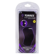 Суппорт колена открытый "TORRES", неопрен 3 мм, размер XL, черный