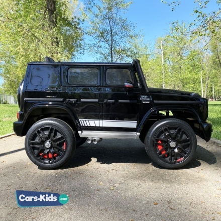 Электромобиль Mercedes-Benz AMG G63 k999kk 4WD черный, фото 3