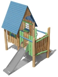 Игровой комплекс Эко 071101 для детской площадки, фото 1 Игровой комплекс Эко 071101 для детской площадки, фото 1