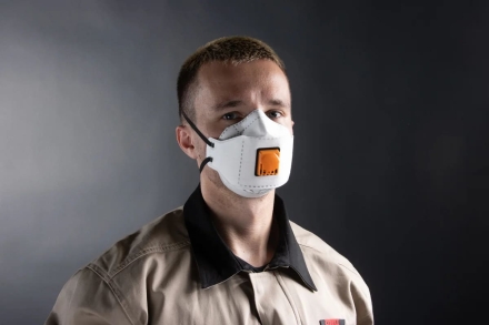 Респиратор с клапаном Jeta Safety, FFP2 NR D, трехпанельный JM-9322, фото 5