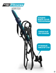 Инверсионный стол Vortex сине-бирюзовый с подушкой, фото 9