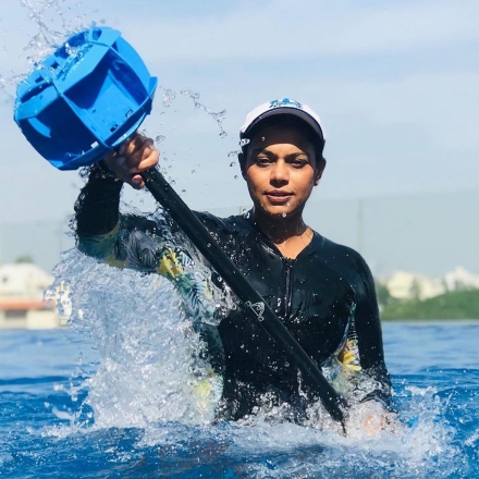 Акваштанга Hydrorevolution Aquastrength Barbell HR\ASBBB-CP\00-00-00 среднее сопротивление, 90 см, синий, фото 2