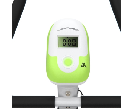 Велотренажер DFC B504B магнитный (белый корпус, зеленая полоса), фото 5