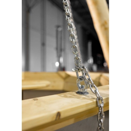 Сибирский банный чан "Бриллиант Сибири" на бревнах + печь (черный металл) 1850 мм, фото 3