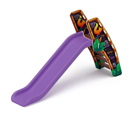 Горка пластиковая - ИО 42.01.01-02 - (сиреневый скат) H=1200 (Майя), фото 3