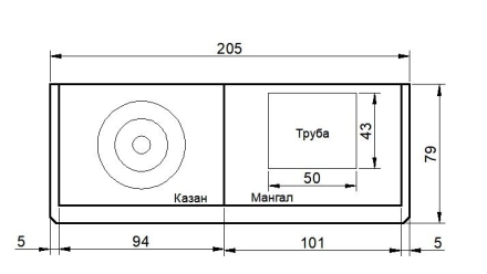 Мангал с казаном Граф, фото 2
