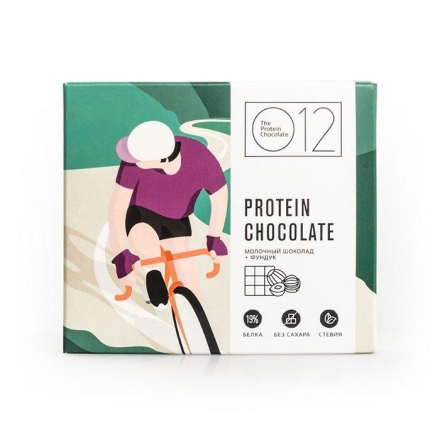 Протеиновый шоколад Молочный с фундуком, фото 1