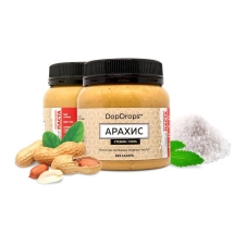 Протеиновая паста с арахисом, морской солью и стевией, в пластике, 250г Протеиновая паста с арахисом, морской солью и стевией, в пластике, 250г