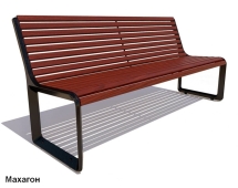 Скамейка чугунная Милан, Лиственница 2 м Скамейка чугунная Милан, Лиственница 2 м